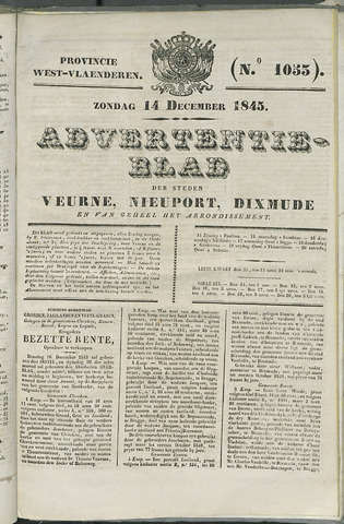 Het Advertentieblad (1825-1914) 1845-12-14