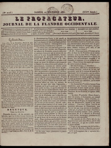 Le Propagateur (1818-1871) 1836-12-24