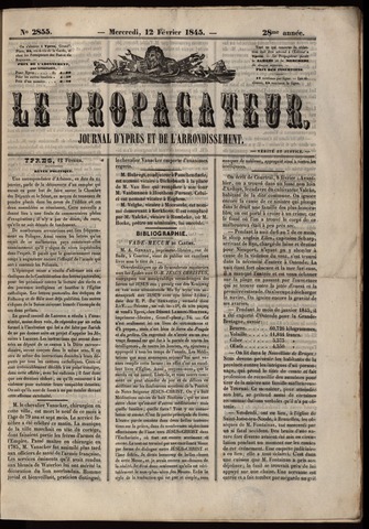 Le Propagateur (1818-1871) 1845-02-12