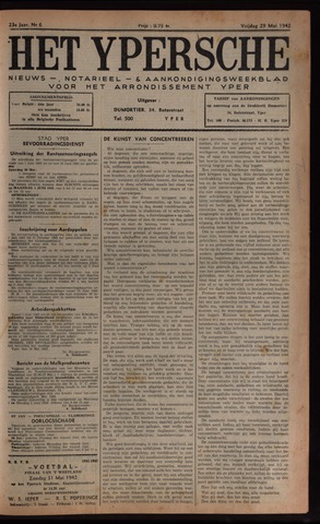 Het Ypersch nieuws (1929-1971) 1942-05-29