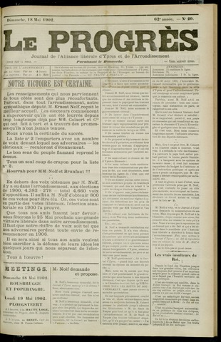 Le Progrès (1841-1914) 1902-05-18
