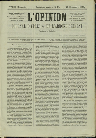 L’Opinion (1863-1873) 1866-09-23