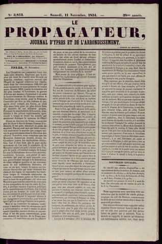 Le Propagateur (1818-1871) 1854-11-11