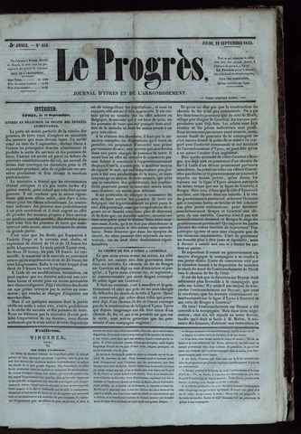 Le Progrès (1841-1914) 1845-09-11
