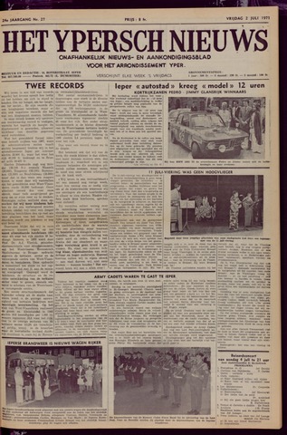 Het Ypersch nieuws (1929-1971) 1971-07-02