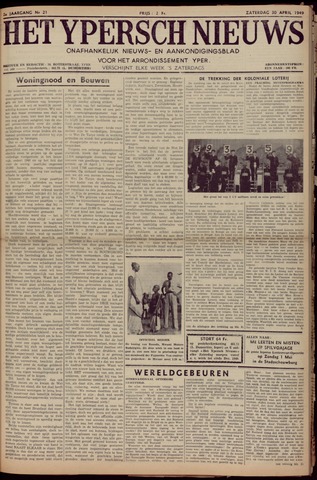 Het Ypersch nieuws (1929-1971) 1949-04-30