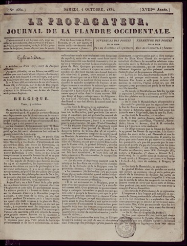 Le Propagateur (1818-1871) 1834-10-04