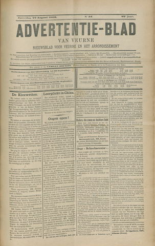 Het Advertentieblad (1825-1914) 1908-08-22