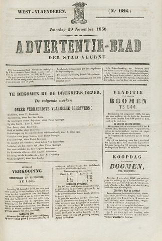 Het Advertentieblad (1825-1914) 1856-11-29
