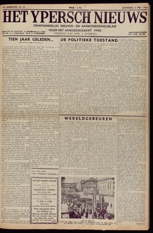 Het Ypersch nieuws (1929-1971) 1950-05-06