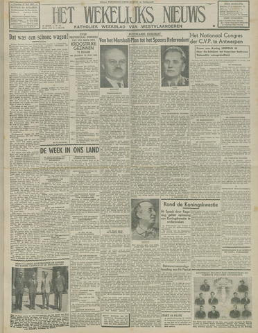 Het Wekelijks Nieuws (1946-1990) 1947-07-12