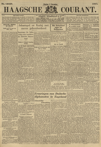 Haagsche Courant 1941-11-11