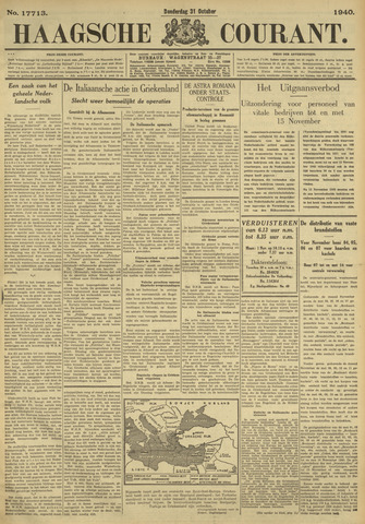 Haagsche Courant 1940-10-31