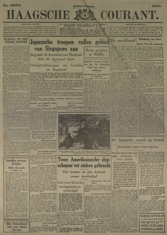 Haagsche Courant 1941-12-09