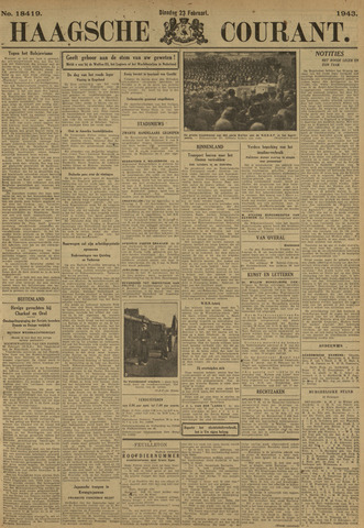 Haagsche Courant 1943-02-23