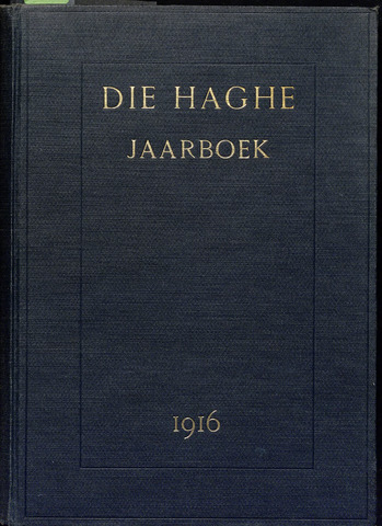 Jaarboeken geschiedkundige vereniging Die Haghe 1916-01-01