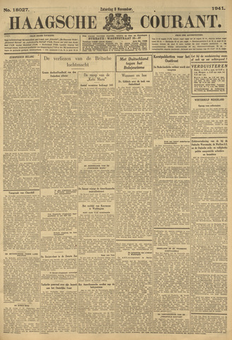 Haagse Courant 1941-11-08