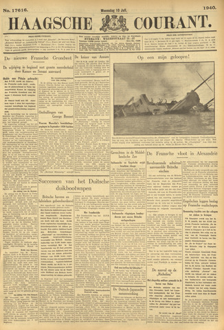 Haagsche Courant 1940-07-10