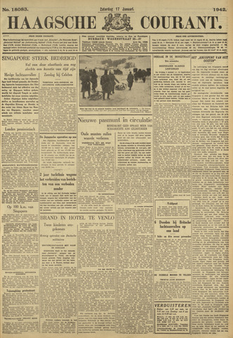 Haagse Courant 1942-01-17