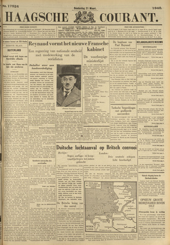 Haagsche Courant 1940-03-21