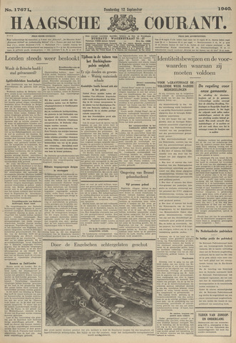 Haagsche Courant 1940-09-12