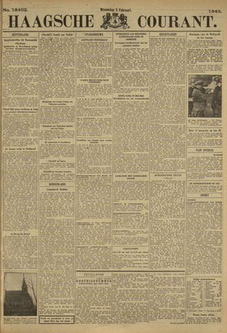 Haagse Courant 1943-02-03