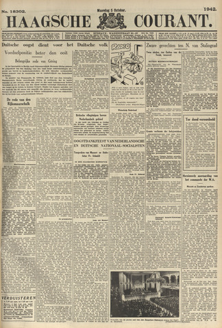 Haagse Courant 1942-10-05