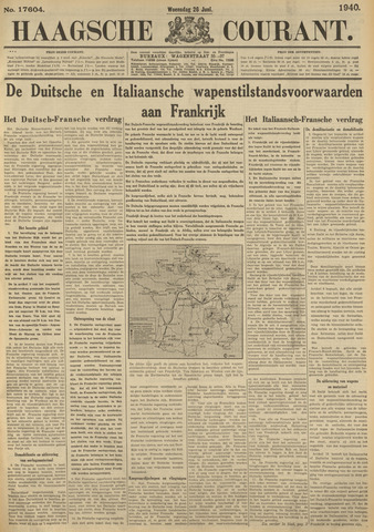 Haagsche Courant 1940-06-26