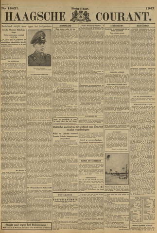 Haagsche Courant 1943-03-09
