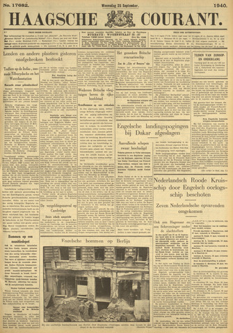Haagsche Courant 1940-09-25