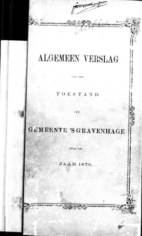 Jaarverslagen gemeente Den Haag 1870-01-01