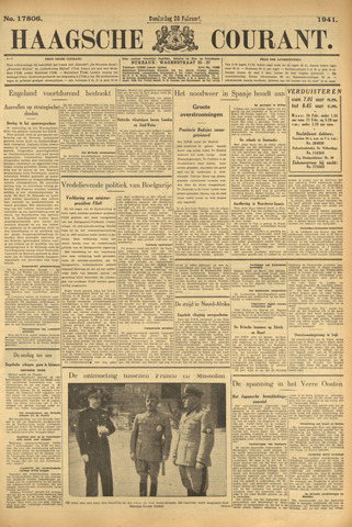 Haagsche Courant 1941-02-20