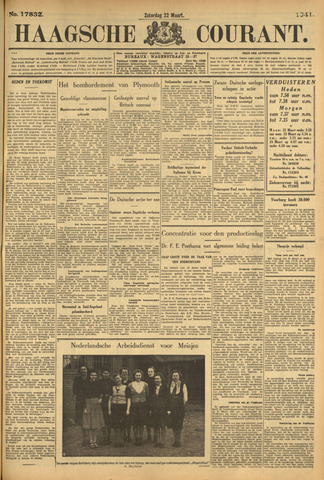 Haagsche Courant 1941-03-22
