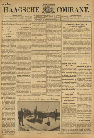 Haagse Courant 1940-08-30
