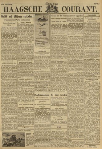 Haagsche Courant 1943-07-29