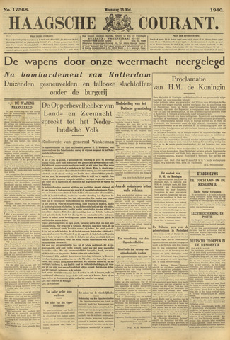 Haagse Courant 1940-05-15
