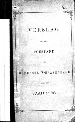 Jaarverslagen gemeente Den Haag 1888-01-01