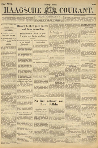 Haagse Courant 1940-01-08