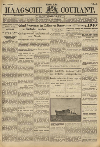 Haagse Courant 1940-05-06