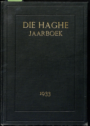 Jaarboeken geschiedkundige vereniging Die Haghe 1933-01-01