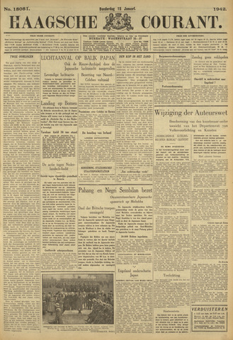 Haagse Courant 1942-01-15