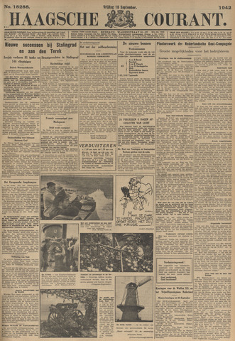 Haagse Courant 1942-09-18