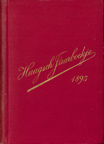 Jaarboeken geschiedkundige vereniging Die Haghe 1895-01-01