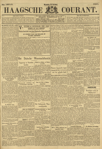 Haagse Courant 1941-10-20