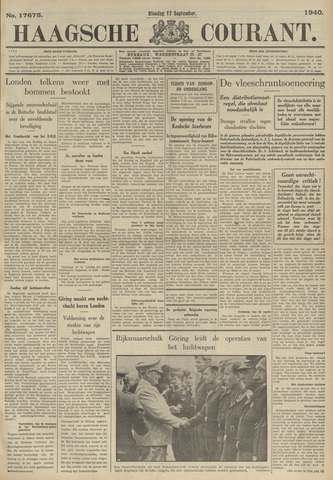 Haagse Courant 1940-09-17