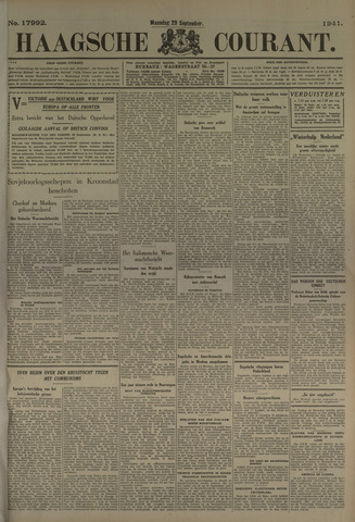Haagse Courant 1941-09-29