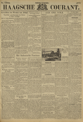 Haagsche Courant 1943-09-16