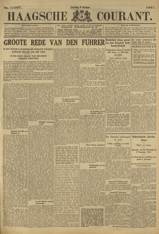 Haagse Courant 1941-10-04