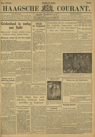 Haagsche Courant 1940-10-28