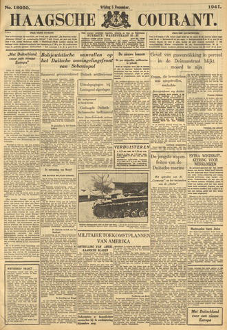 Haagsche Courant 1941-12-05